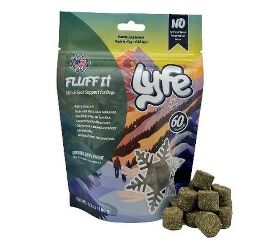 6.3oz OC Raw Lyfe Cold Press Chew Fluff It - Treats